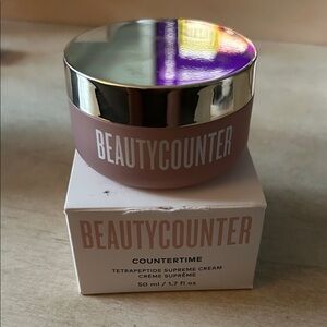 Beautycounter Countertime Cream in Pink with Silver Lid